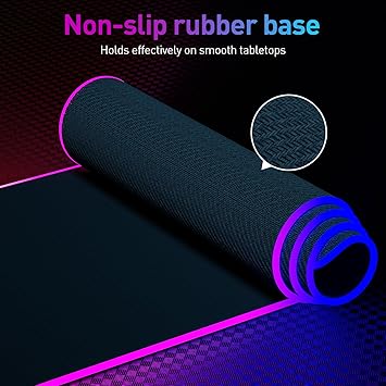Klndcorner RGB Mousepad Led Mouse Pad, Large Mouse Pad,Led and Big Mouse mat