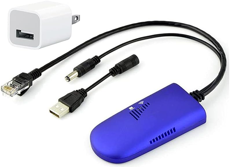 Klndcorner Wired LAN to Wireless Wi-Fi Adapter for Game Console Smart TV Computer Printer