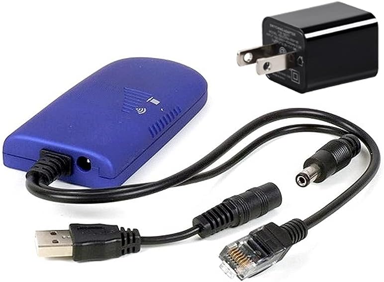 Klndcorner Wired LAN to Wireless Wi-Fi Adapter for Game Console Smart TV Computer Printer