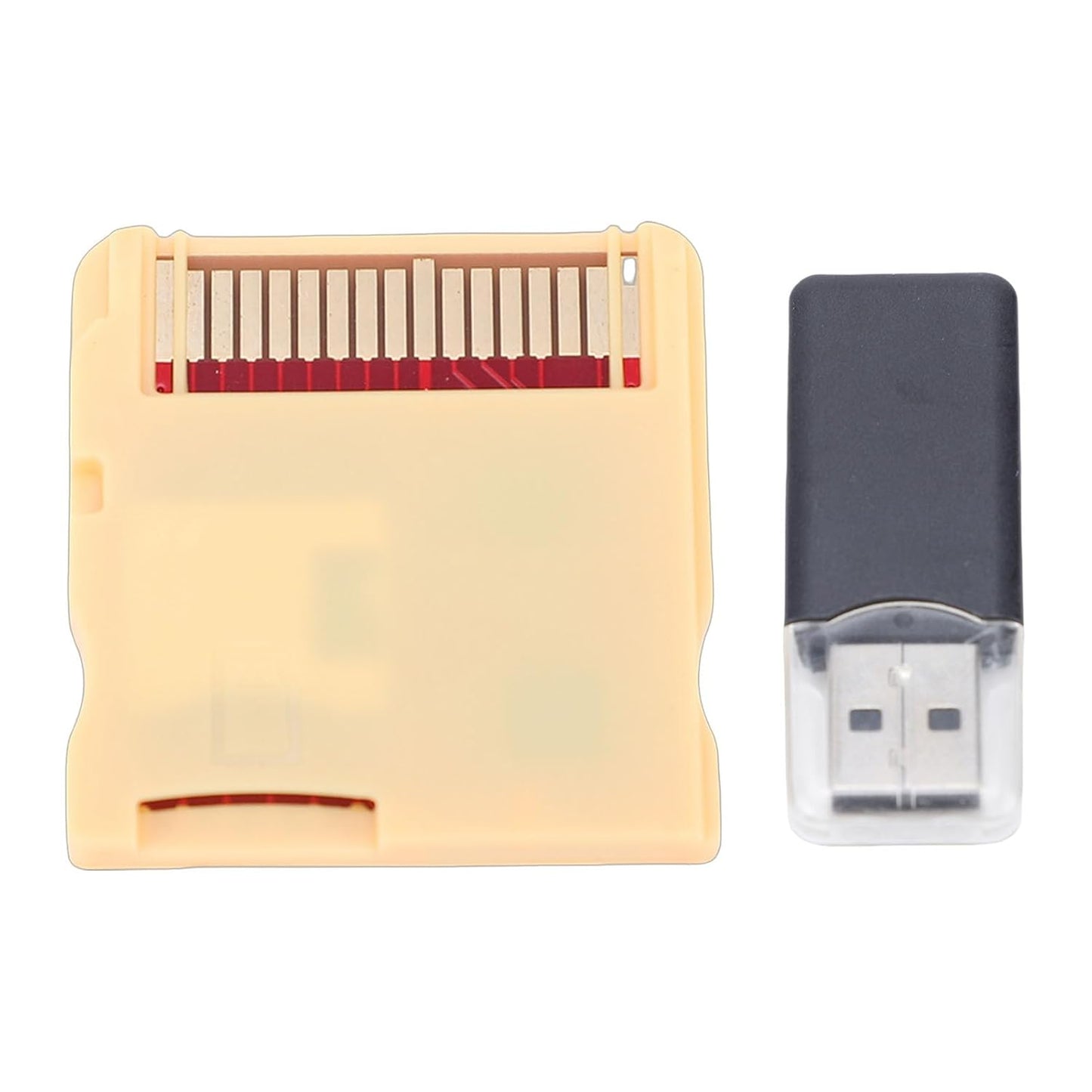 Klndcorner Game Backup Device, Strong Compatibility and High Speed Read And Write, Fit forNDS High Speed Reading Writing Professional Consoles Game Cartridge Card (WOODHK Yellow Set)