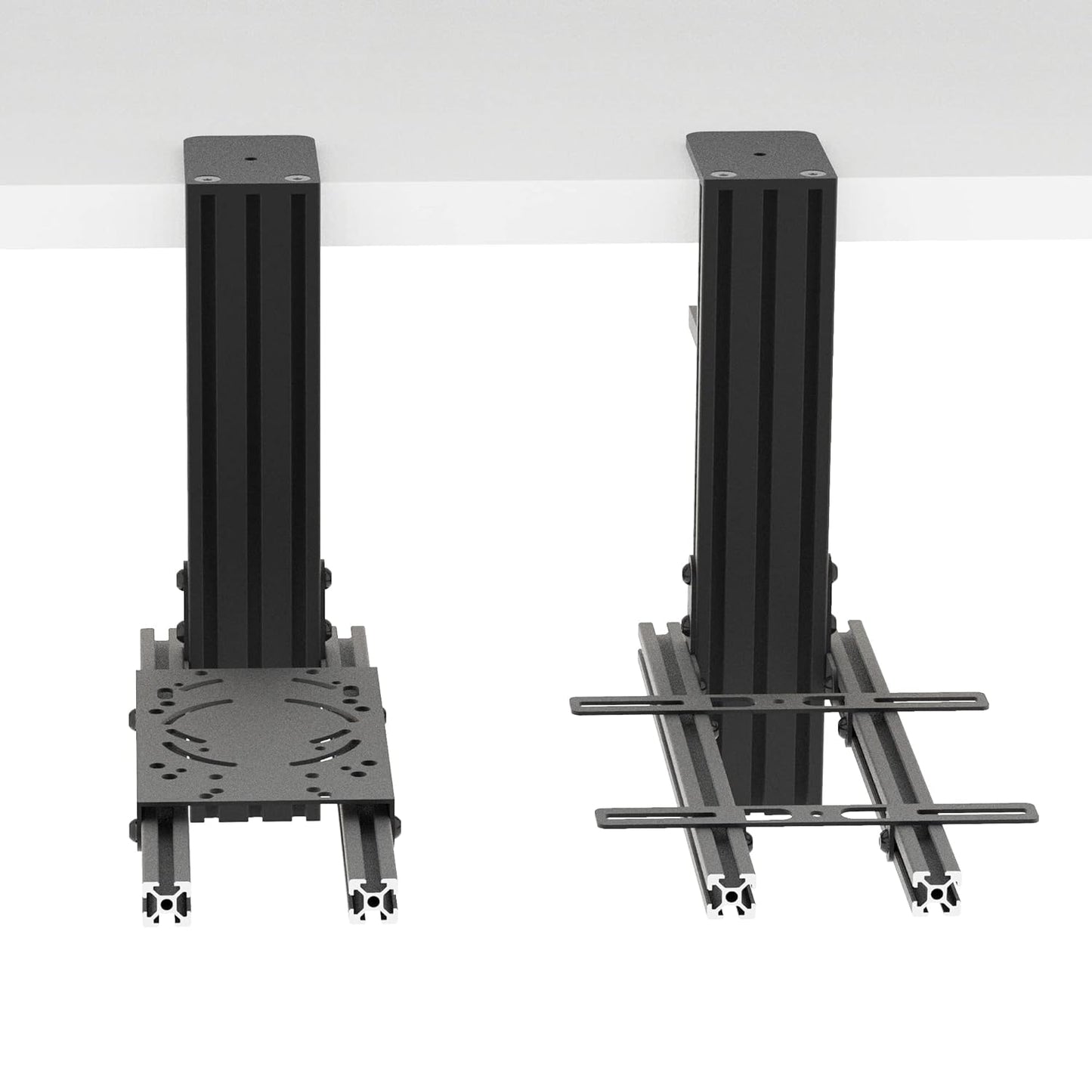 Klndcorner 2 Set Desk Mount for Flight Sim Game Joystick, Throttle and HOTAS Systems - Compatible With Logitech X56, X52, X52 Pro, Thrustmaster T-Flight HOTAS, T.16000M, TCA