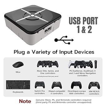 Klndcorner Matrix Multi-Input Adapter Converter for Xbox Series X/S, PS5, Xbox One, PS4, PC