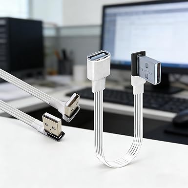 Klndcorner USB 2.0 Extension Cable Supports Printers Keyboards Game Headsets and Other Devices Extender Cord Durability USB Extension Cable