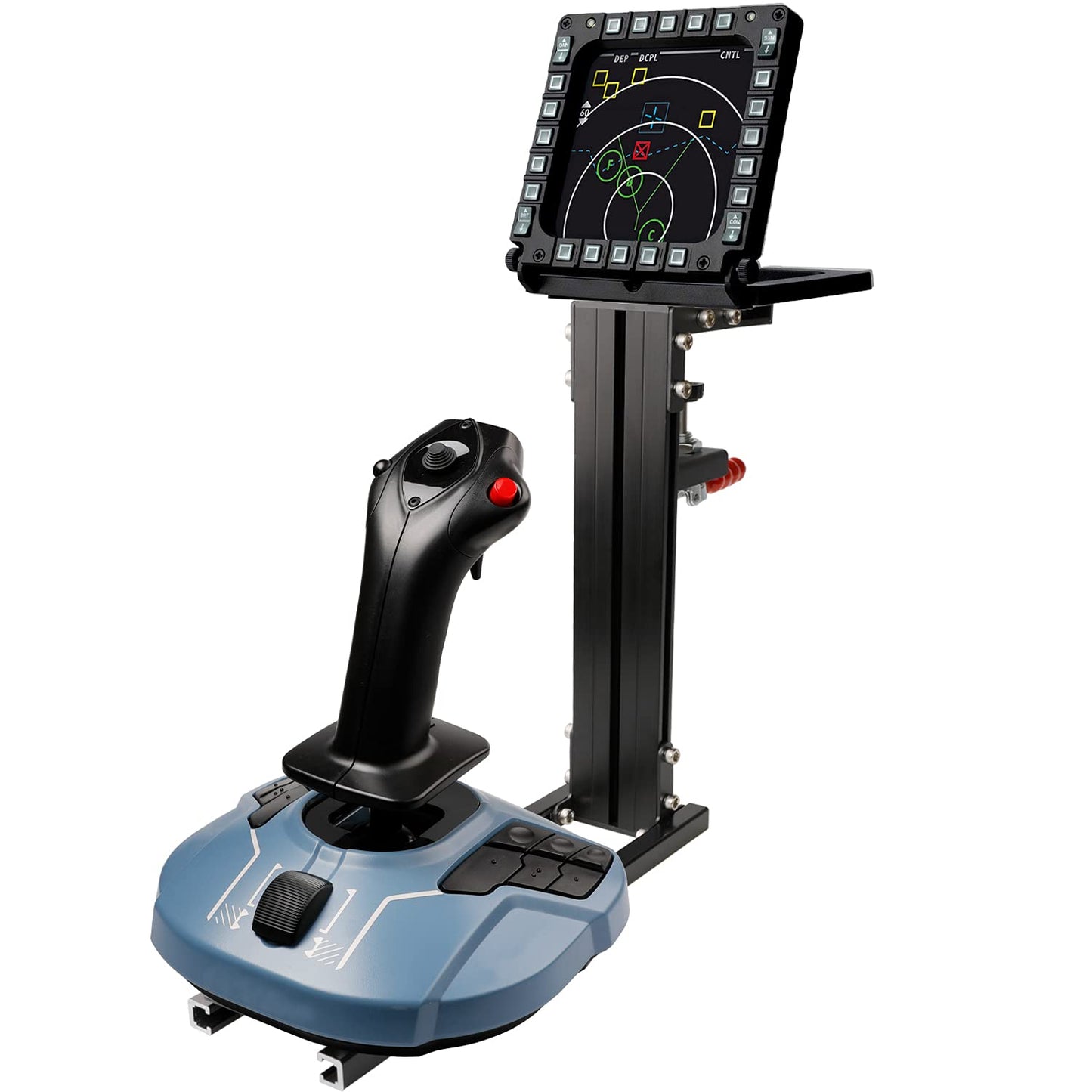 Klndcorner 2 Set Desk Mount for Flight Sim Game Joystick, Throttle and HOTAS Systems - Compatible With Logitech X56, X52, X52 Pro, Thrustmaster T-Flight HOTAS, T.16000M, TCA