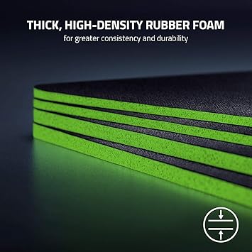 Klndcorner V2 Cloth Gaming Mouse Pad (XXL): Thick, High-Density Foam - Non-Slip Base - Classic Black