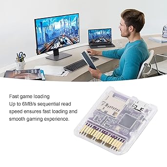 Klndcorner Game Backup Device, MCU Open Source Design Support for DS DSi 3DS Systems, with Sequential Read Speed up to 6MBs and Dual LED Indicators